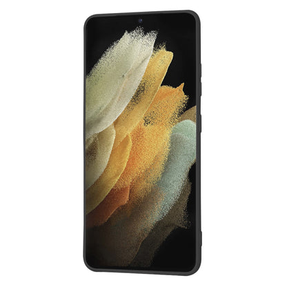 Tok Samsung Galaxy S21 Ultra 5G G998-hoz, Techsuit, SoftFlex, Fekete
