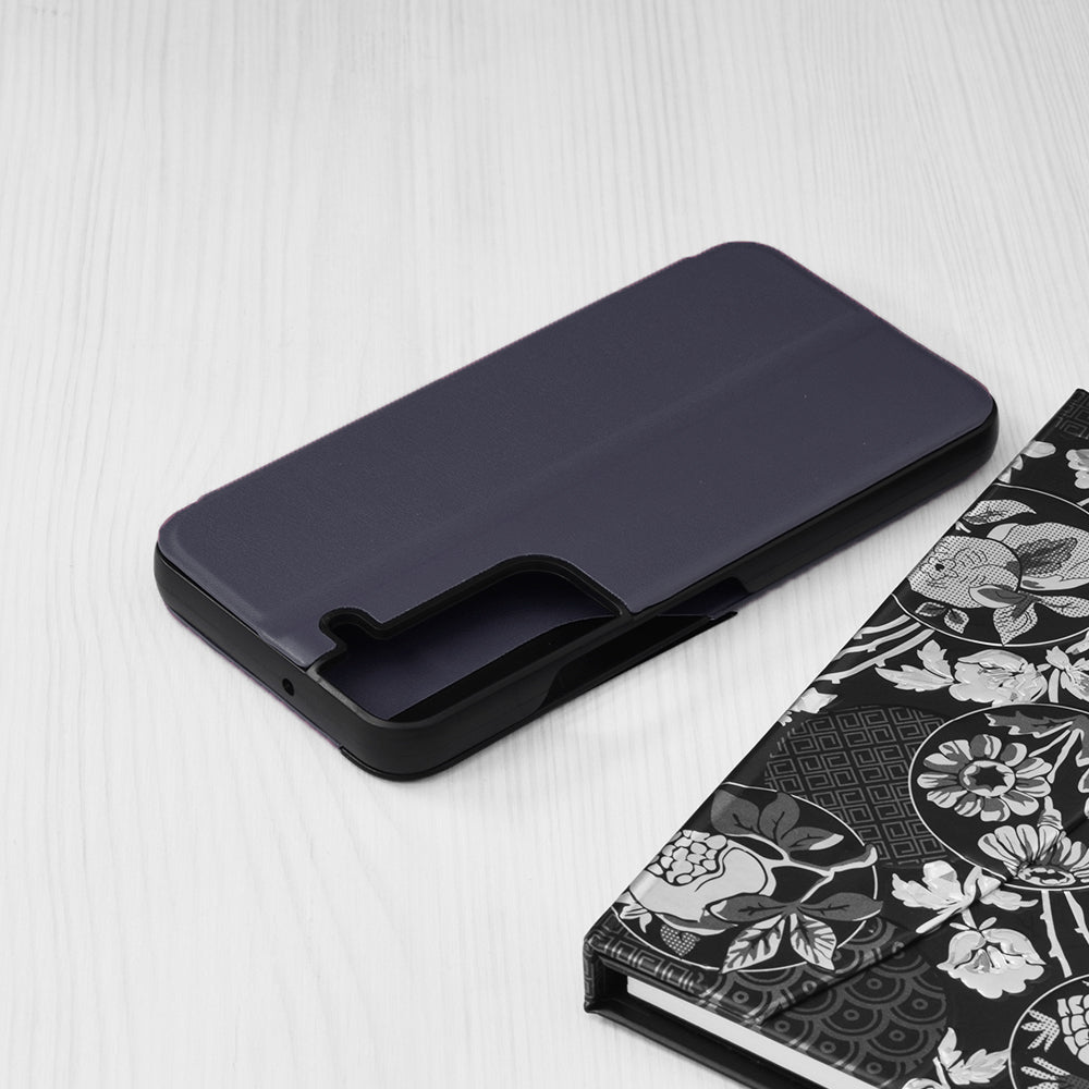Tok Samsung Galaxy S22 5G S901-hez, Techsuit, eFold, Sötétkék