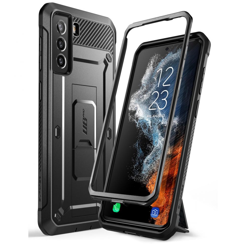 Tok a Samsung Galaxy S22+ 5G S906-hoz, Supcase, Unicorn Beetle Pro, Fekete