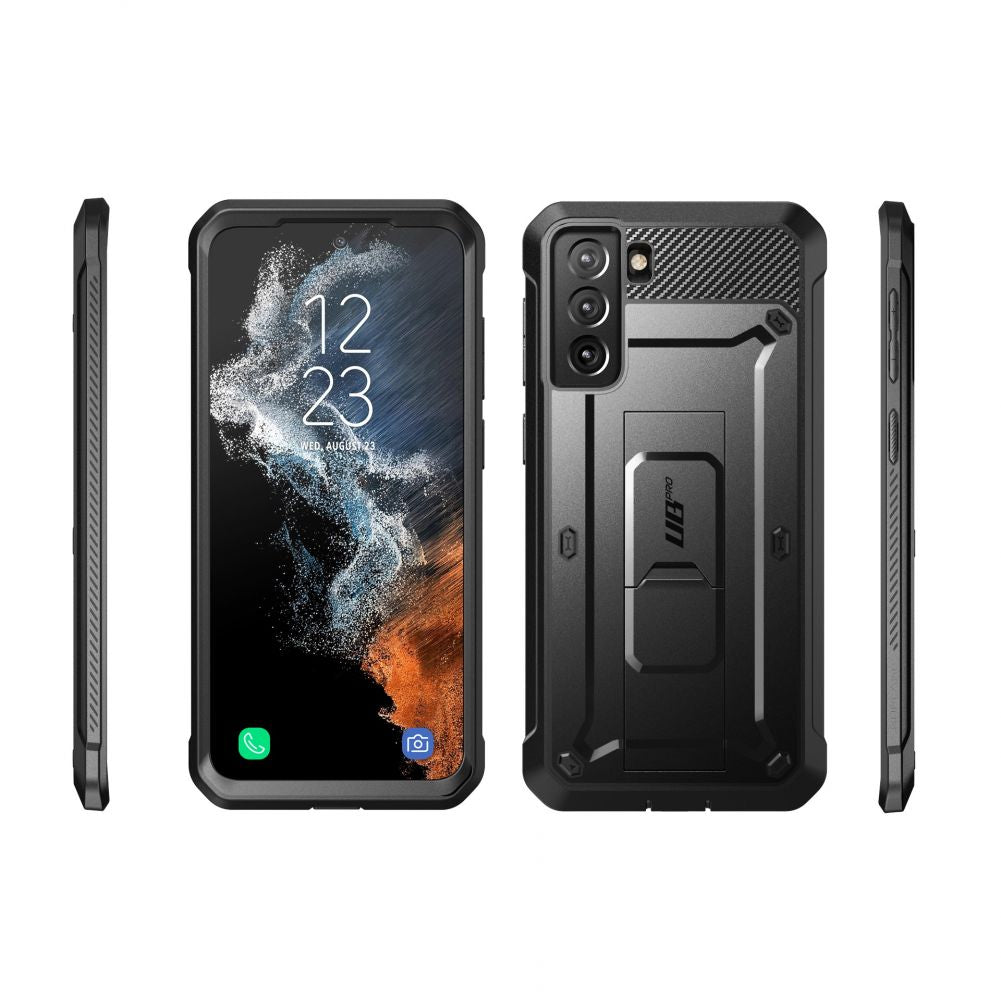 Tok a Samsung Galaxy S22+ 5G S906-hoz, Supcase, Unicorn Beetle Pro, Fekete