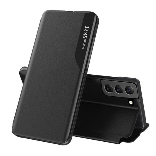 Tok Samsung Galaxy S22+ 5G S906-hoz, Techsuit, eFold, Fekete
