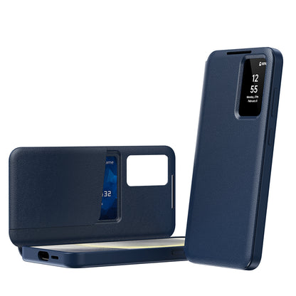 Tok Samsung Galaxy S22+ 5G S906-hoz, Techsuit, SmartView, Kék