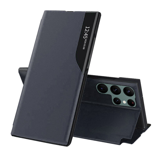 Tok Samsung Galaxy S22 Ultra 5G S908-hoz, Techsuit, eFold, Sötétkék