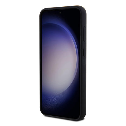 Tok Samsung Galaxy S23 FE S711-hez, Karl Lagerfeld, Silicone Ikonik Karl Metal, Fekete