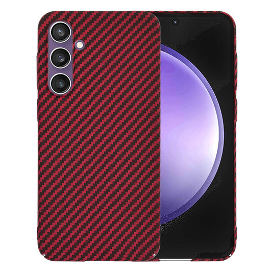 Tok Samsung Galaxy S23 FE S711-hez, Techsuit, Carbonite FiberShell, Piros