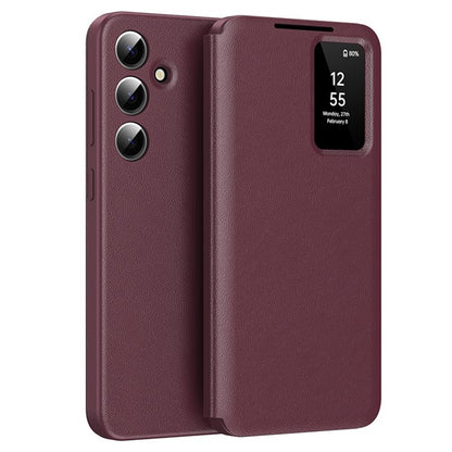 Case for Samsung Galaxy S23 FE S711, Techsuit, SmartView, Red