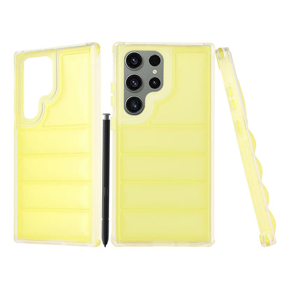 Tok Samsung Galaxy S23 FE S711-hez, Techsuit, Wave Shield, Sárga
