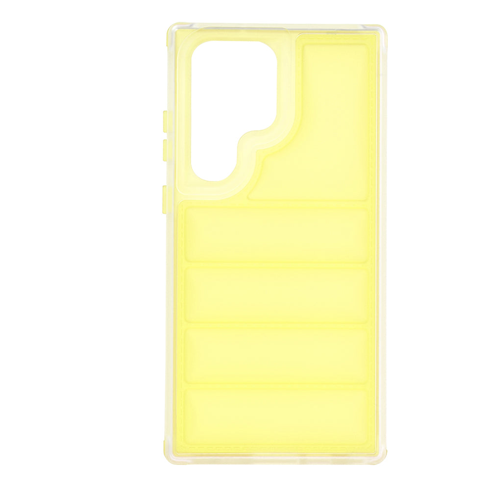Tok Samsung Galaxy S23 FE S711-hez, Techsuit, Wave Shield, Sárga