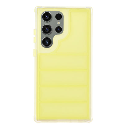 Tok Samsung Galaxy S23 FE S711-hez, Techsuit, Wave Shield, Sárga