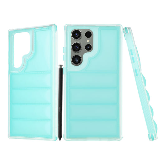 Tok Samsung Galaxy S23 FE S711-hez, Techsuit, Wave Shield, Türkiz