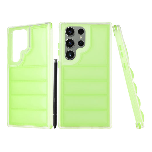 Tok Samsung Galaxy S23 FE S711-hez, Techsuit, Wave Shield, Zöld