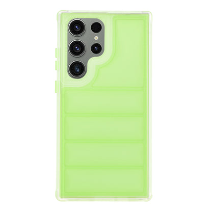 Tok Samsung Galaxy S23 FE S711-hez, Techsuit, Wave Shield, Zöld