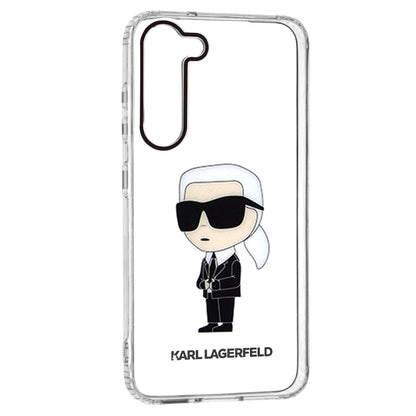 Tok Samsung Galaxy S23+ S916-hoz, Karl Lagerfeld, Ikonik Karl, Átlátszó