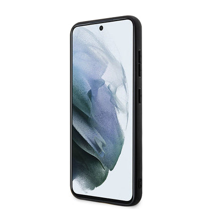 Tok Samsung Galaxy S23+ S916-hoz, Karl Lagerfeld, Saffiano Monogram Metal Logo, Fekete