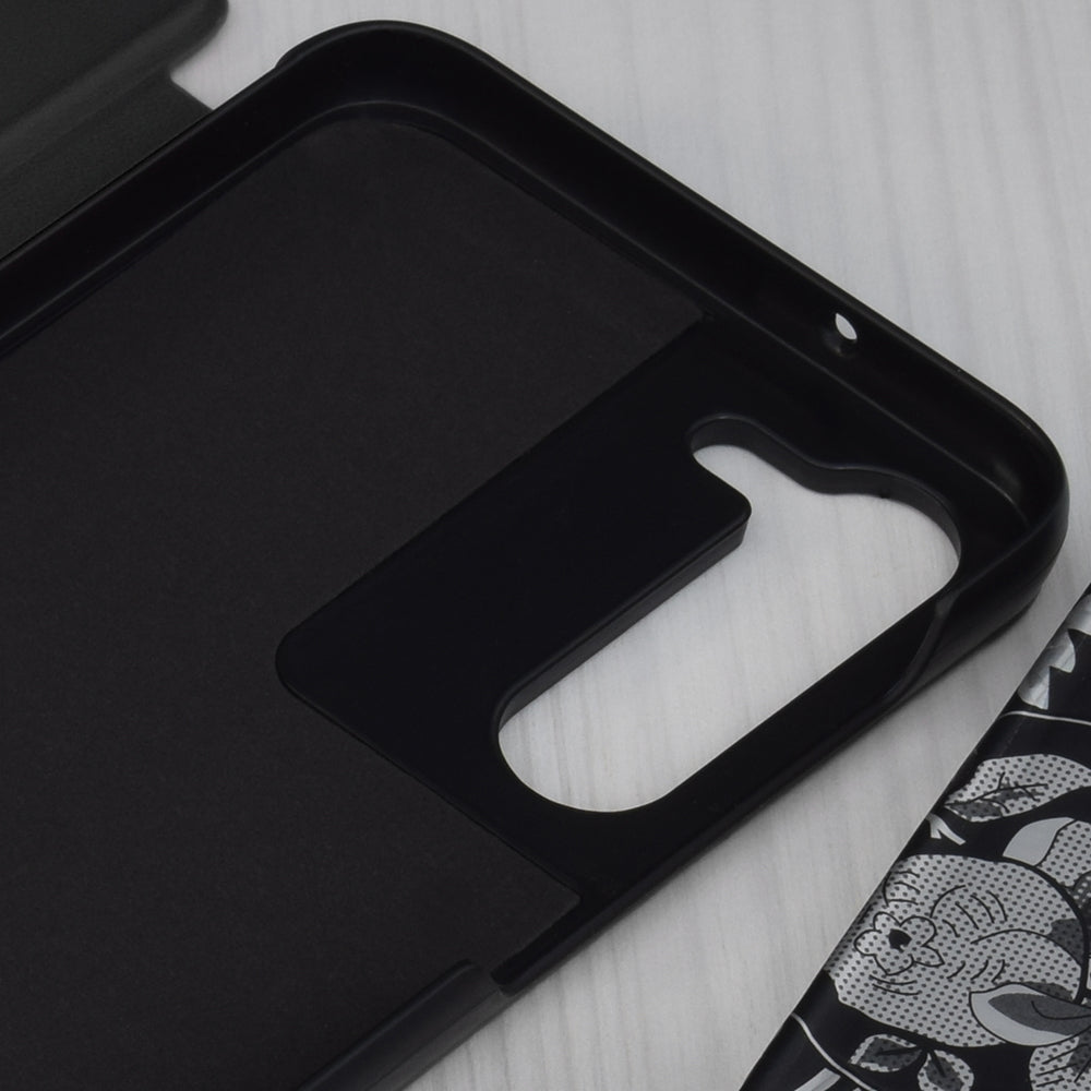 Tok Samsung Galaxy S23+ S916-hez, Techsuit, eFold, Fekete