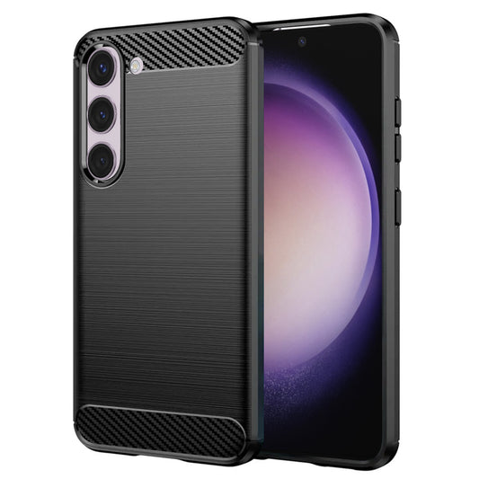 Tok Samsung Galaxy S23 S911-hez, Techsuit, Karbon, Fekete