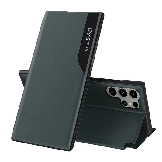 Tok Samsung Galaxy S23 Ultra S918-hoz, Techsuit, eFold, Zöld