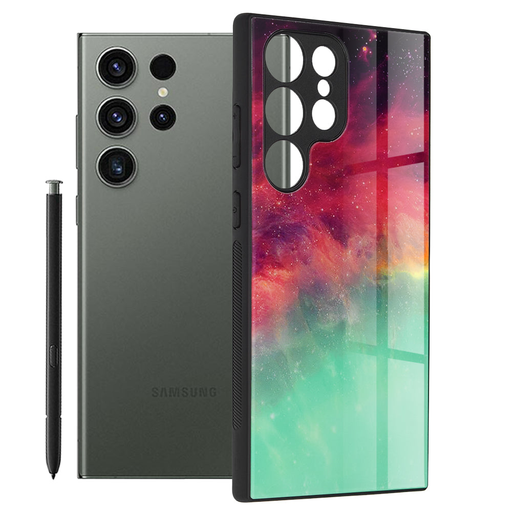 Tok Samsung Galaxy S23 Ultra S918-hoz, Techsuit, Glaze, Türkiz