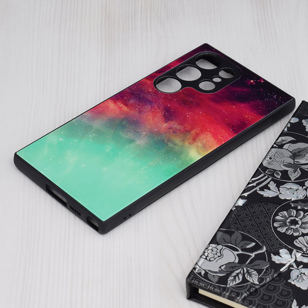 Tok Samsung Galaxy S23 Ultra S918-hoz, Techsuit, Glaze, Türkiz