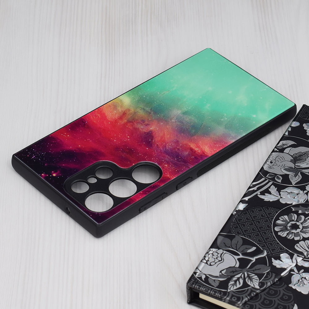 Tok Samsung Galaxy S23 Ultra S918-hoz, Techsuit, Glaze, Türkiz