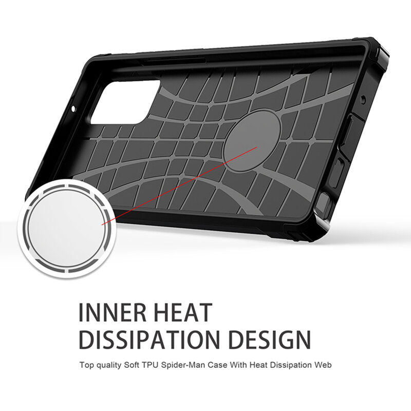 Tok Samsung Galaxy S23 Ultra S918-hoz, Techsuit, Hybrid Armor, Fekete