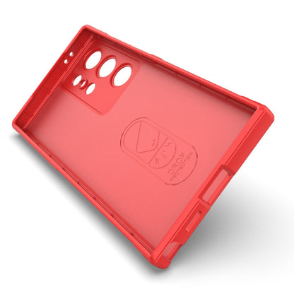 Tok Samsung Galaxy S23 Ultra S918-hoz, Techsuit, Magic Shield, Piros