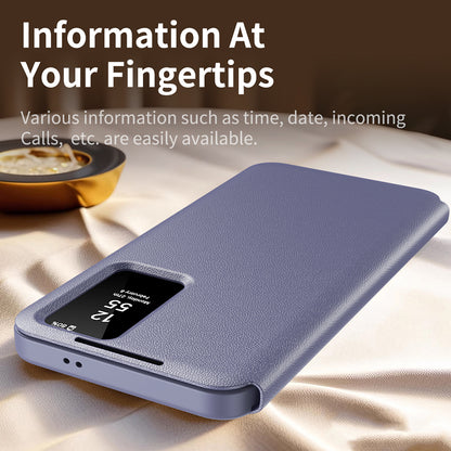 Case for Samsung Galaxy S23 Ultra S918, Techsuit, SmartView, Purple