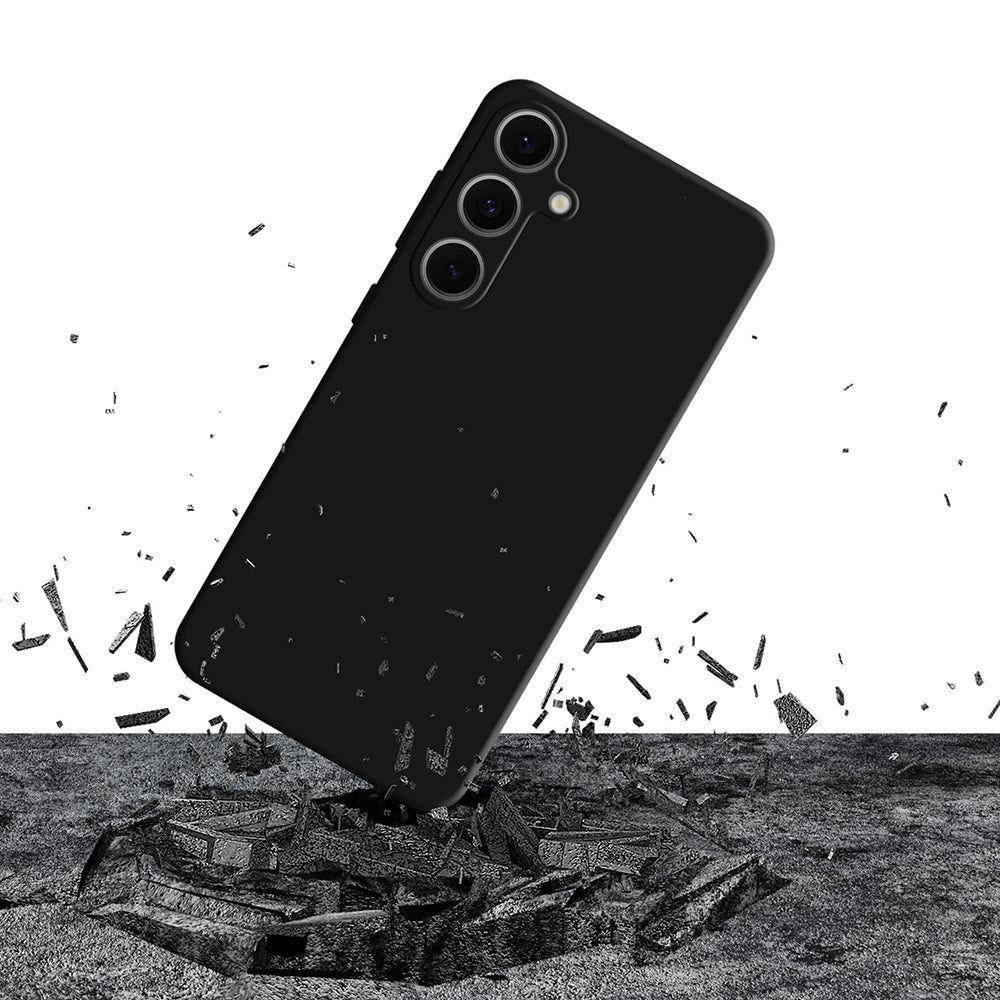 Case for Samsung Galaxy S24 FE S721, 3MK, Silicone, Black
