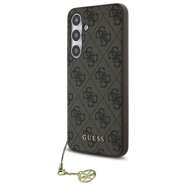 Tok Samsung Galaxy S24 FE S721-hez, Guess, 4G Charm, Barna