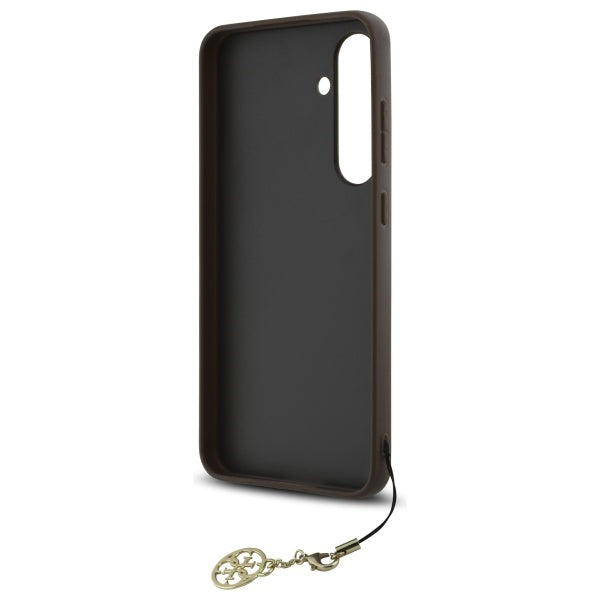 Tok Samsung Galaxy S24 FE S721-hez, Guess, 4G Charm, Barna