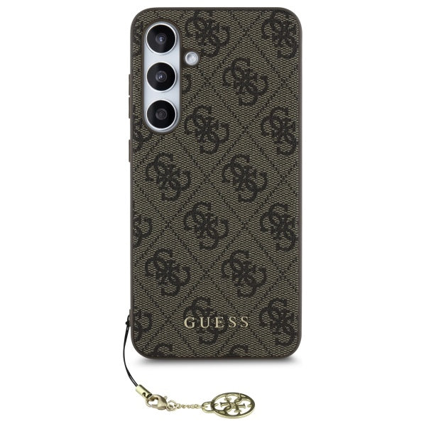 Tok Samsung Galaxy S24 FE S721-hez, Guess, 4G Charm, Barna