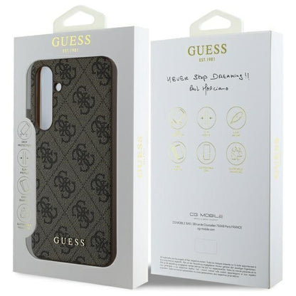 Tok Samsung Galaxy S24 FE S721-hez, Guess, 4G Charm, Barna