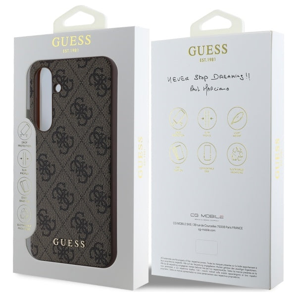 Tok Samsung Galaxy S24 FE S721-hez, Guess, 4G Classic, Barna