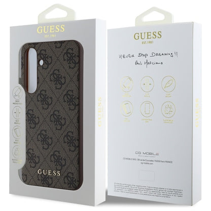 Tok Samsung Galaxy S24 FE S721-hez, Guess, 4G Classic, Barna