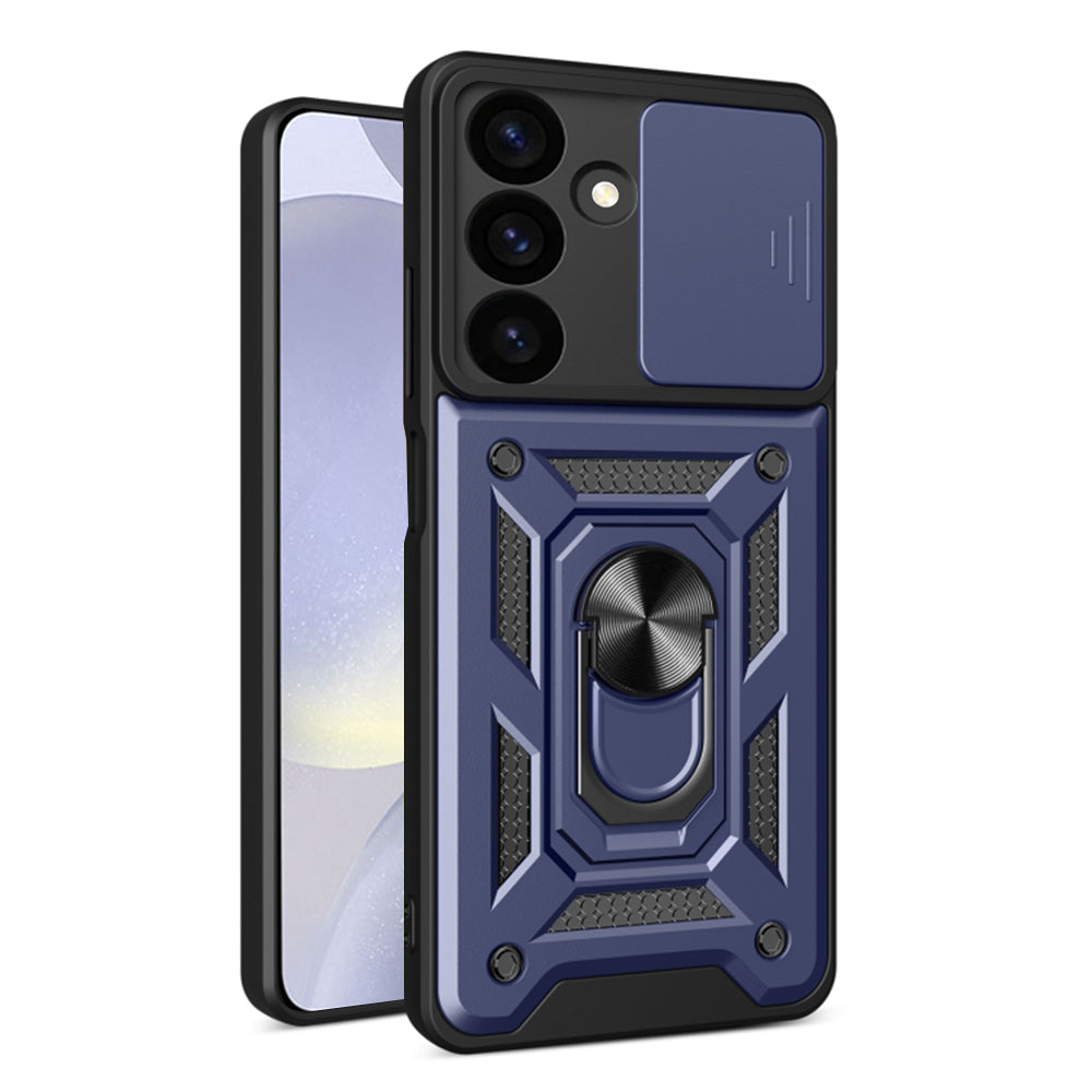 Tok Samsung Galaxy S24 FE S721-hez, Techsuit, CamShield, Kék