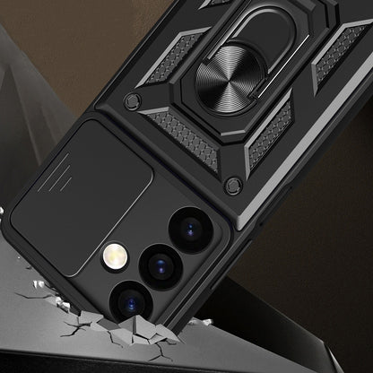 Tok Samsung Galaxy S24 FE S721-hez, Techsuit, CamShield, Kék