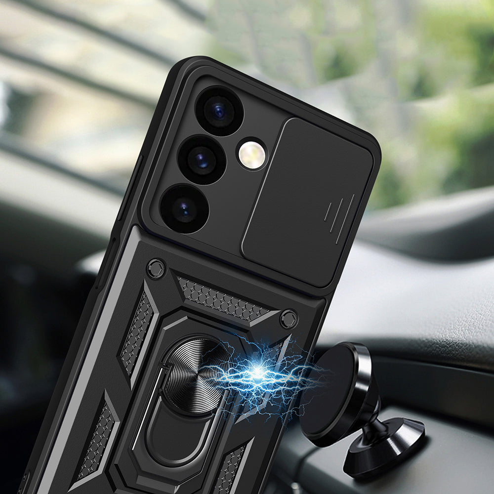 Tok Samsung Galaxy S24 FE S721-hez, Techsuit, CamShield, Kék