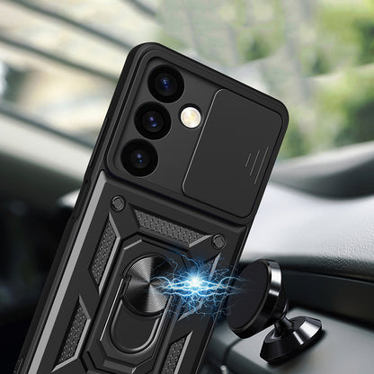 Tok Samsung Galaxy S24 FE S721-hez, Techsuit, CamShield, Kék