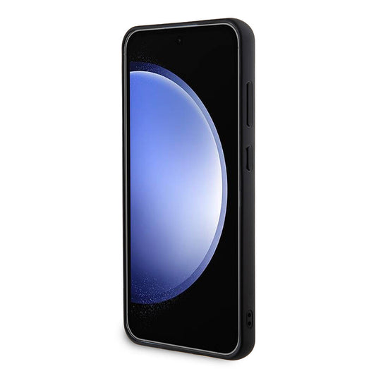 Tok Samsung Galaxy S24+ S926-hoz, Guess, Rhinestone Triangle Logo, Arany