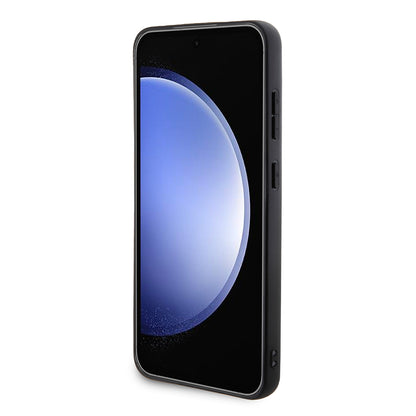 Tok Samsung Galaxy S24+ S926-hoz, Karl Lagerfeld, Saffiano Karl & Choupette Metal, Fekete