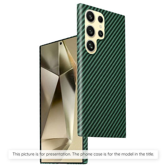 Tok Samsung Galaxy S24+ S926-hez, Techsuit, Carbonite FiberShell, Zöld