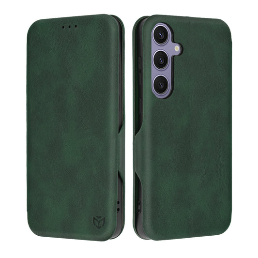 Tok Samsung Galaxy S24+ S926-hez, Techsuit, Safe Wallet Plus, Zöld