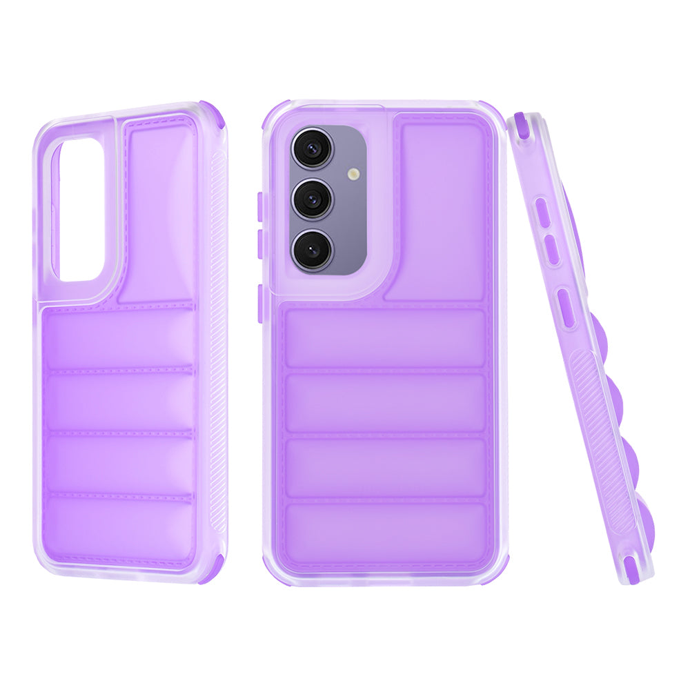 Tok Samsung Galaxy S24+ S926-hoz, Techsuit, Wave Shield, Lila