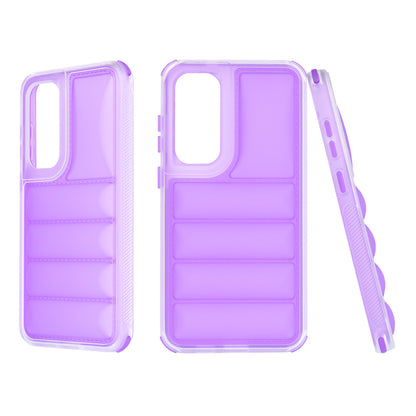 Tok Samsung Galaxy S24+ S926-hoz, Techsuit, Wave Shield, Lila