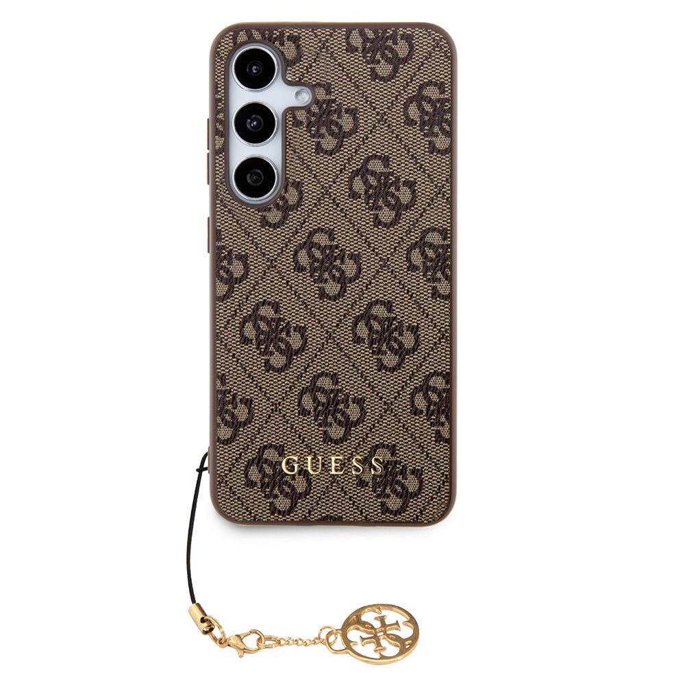 Tok Samsung Galaxy S24 S921-hez, Guess, 4G Charm, Barna