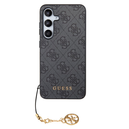 Tok Samsung Galaxy S24 S921-hez, Guess, 4G Charm, Fekete