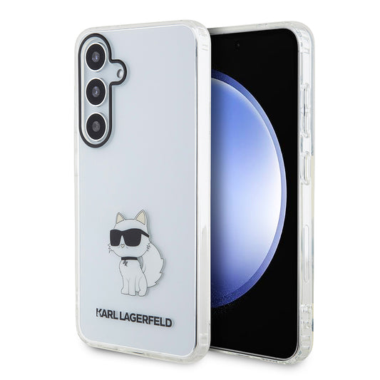 Tok Samsung Galaxy S24 S921-hez, Karl Lagerfeld, IML Luxury Choupette, Átlátszó