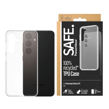 Tok Samsung Galaxy S24 S921-hez, PanzerGlass, Safe., Átlátszó