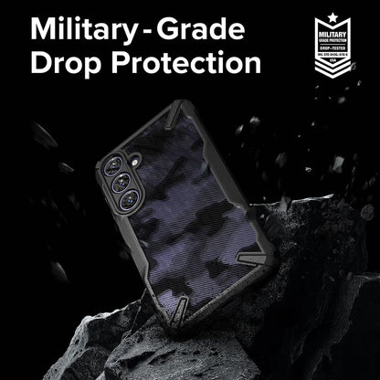 Tok a Samsung Galaxy S24 S921-hez, Ringke, Fusion X, Fekete