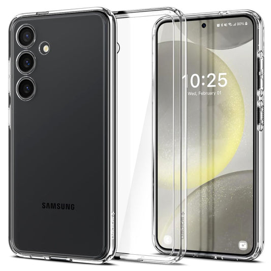 Tok Samsung Galaxy S24 S921-hez, Spigen, Ultra Hybrid, Átlátszó ACS07349
